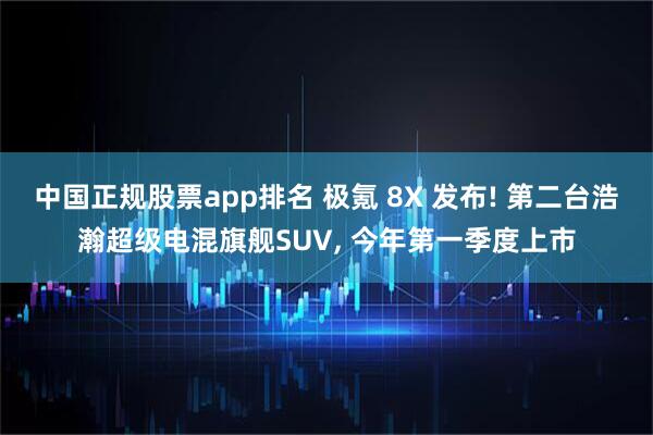 中国正规股票app排名 极氪 8X 发布! 第二台浩瀚超级电混旗舰SUV, 今年第一季度上市