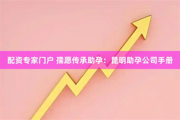 配资专家门户 孺愿传承助孕：昆明助孕公司手册